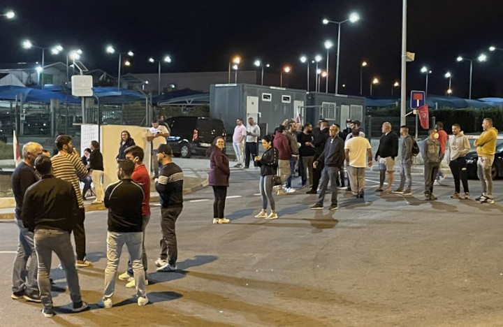 Greve de hoje na Ascenza começou com muita força