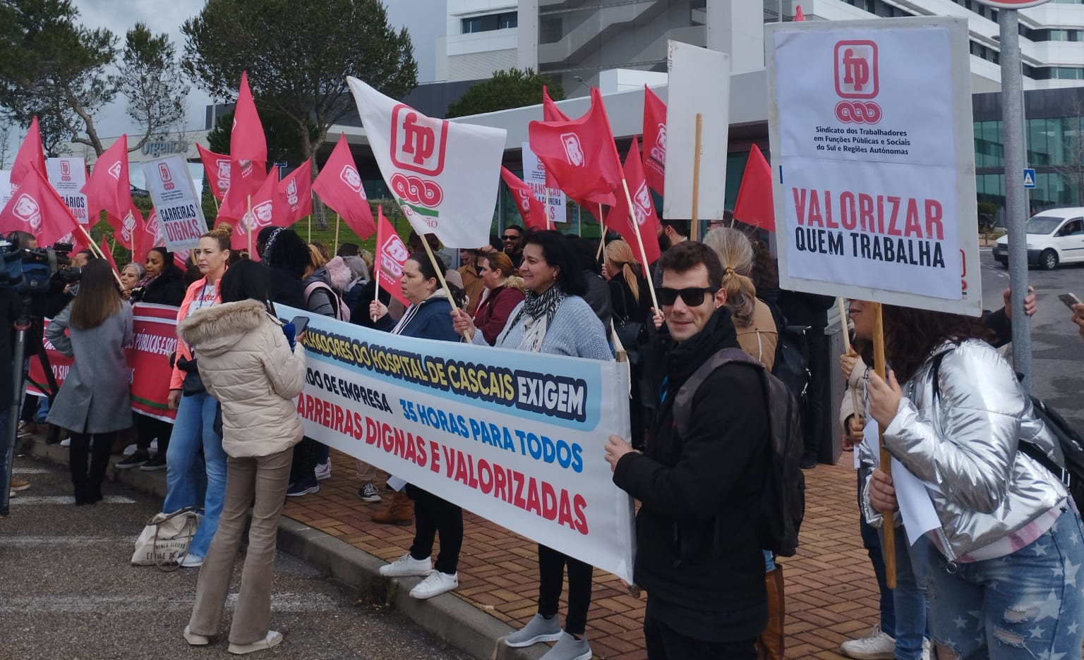  Greve no Hospital de Cascais com adesão de 80