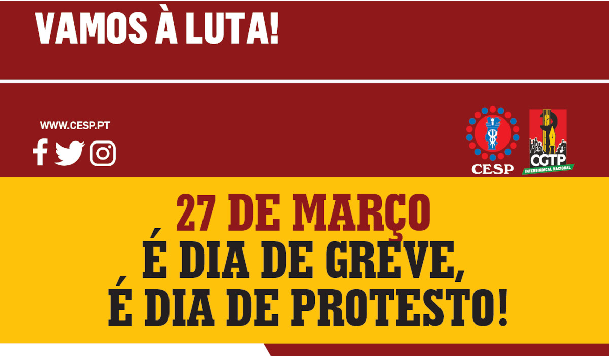 grande distribuicao greve 27 marco a